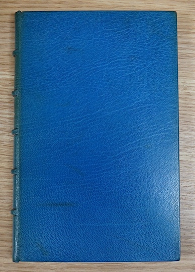 Forester, C.S. - The Ship, 1st edition, 1943, Sangorski & Sutcliffe/Zaehnsdorf blue full crushed morocco. Condition - fair to good